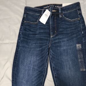 American Eagle Outfitters Women's Dark Blue Dream Jean Skinny Jeans